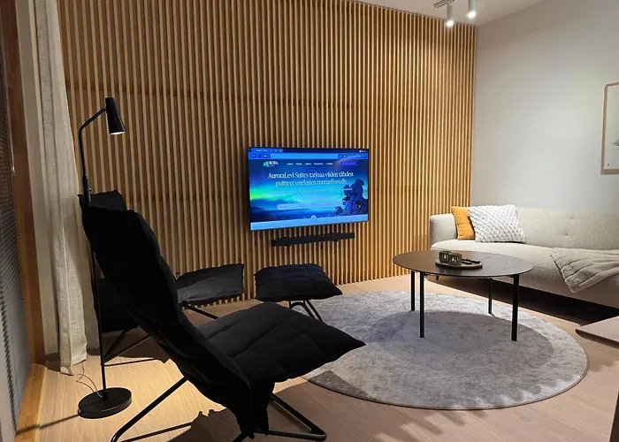 Daire Auroralevi Utsuvaara Northern Lights Retreat, Ski-in-out, 2 Pass Included To Price *